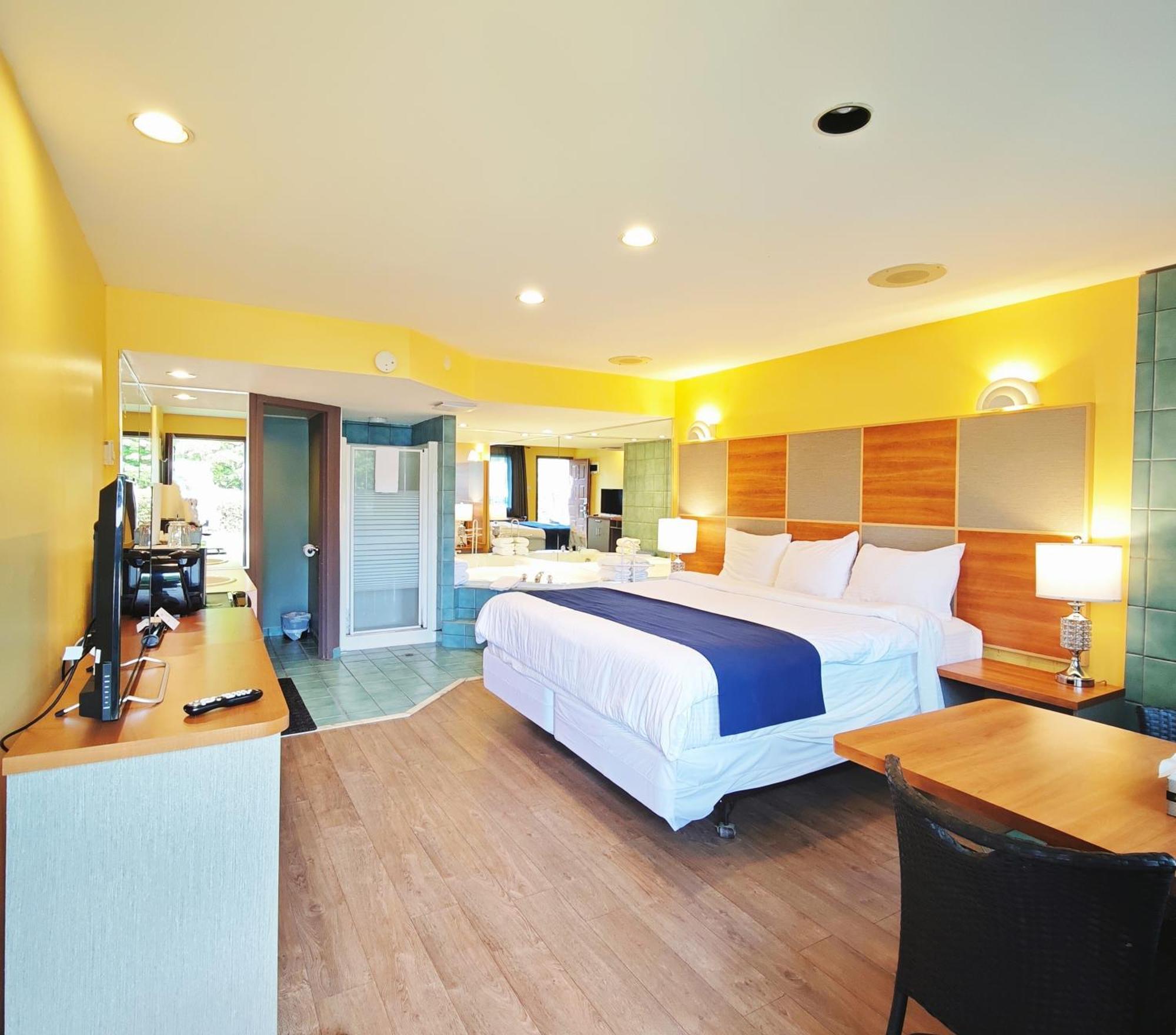 Motel Des Pentes Et Suites Saint-Sauveur Экстерьер фото